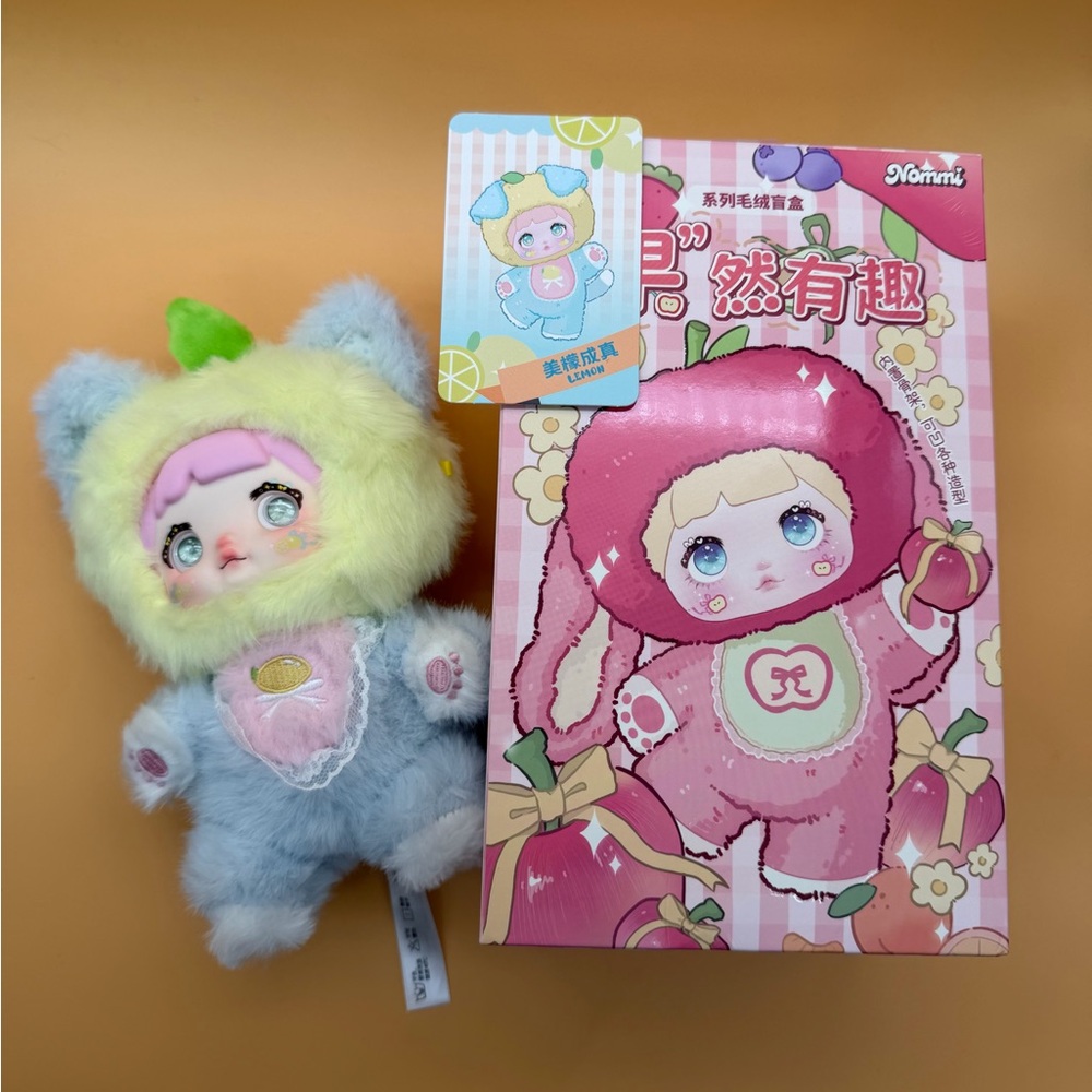 Adorable Plush Doll with Pastel Colors
